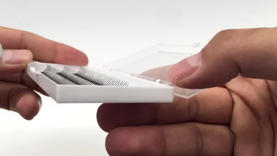 Mengfan China Melhor Fabricação de Cílios Naturais Mink Premium Extensão de Cílios Elipse Matte Flat Split Extensão de Cílios a Shapes Fairy Cluster Lashes