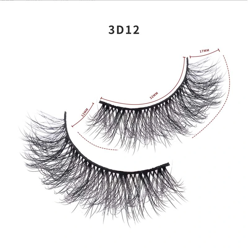 Wholesale Mink Eye Lashes Soft Thick Siberian 3D Mink Eyelashes Vendor 3D Lashes False Eyelashes Full Strip Lashes