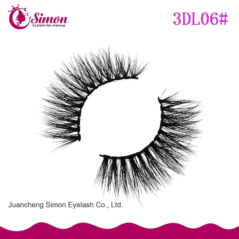 Top Quality Natural Hair Eyelashes 3D Mink Strip Lashes