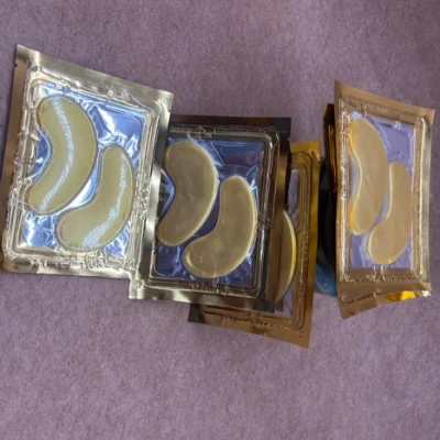 Almofadas para os olhos em gel de colágeno ouro 24K